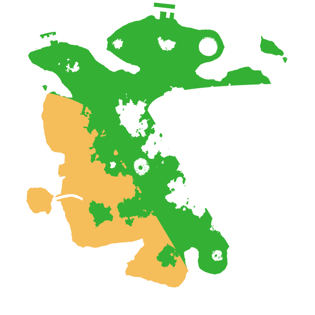 Biome Rust Map: Procedural Map, Size: 3000, Seed: 635508644