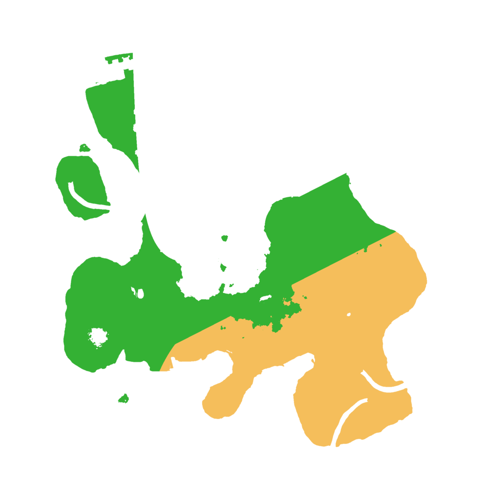 Biome Rust Map: Procedural Map, Size: 2500, Seed: 68952