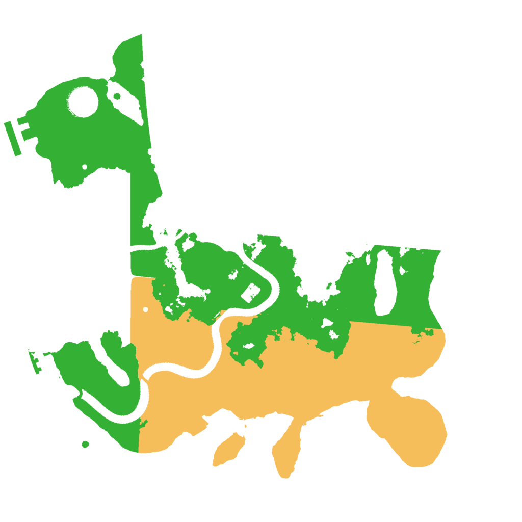 Biome Rust Map: Procedural Map, Size: 3000, Seed: 1398975957