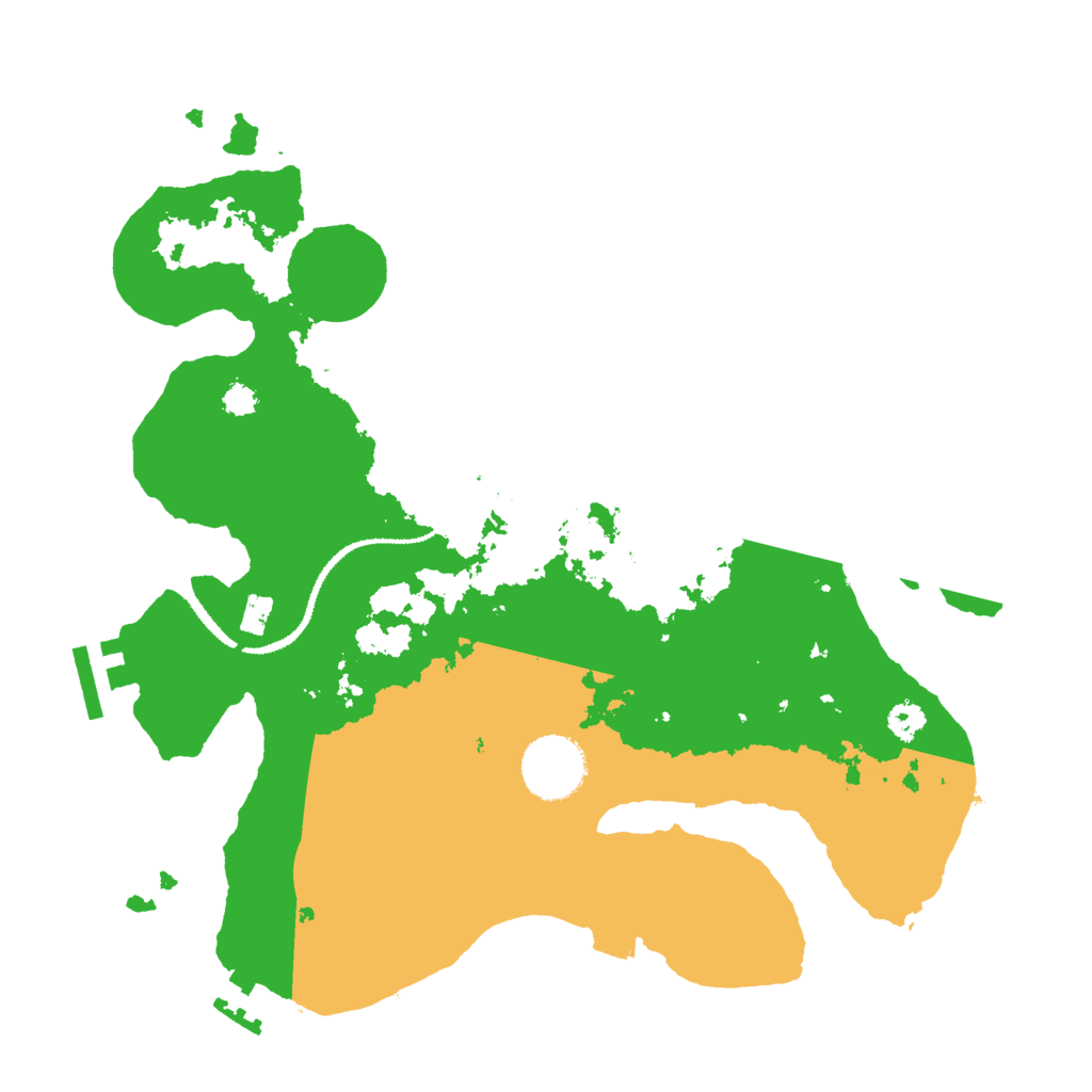 Biome Rust Map: Procedural Map, Size: 3000, Seed: 4677