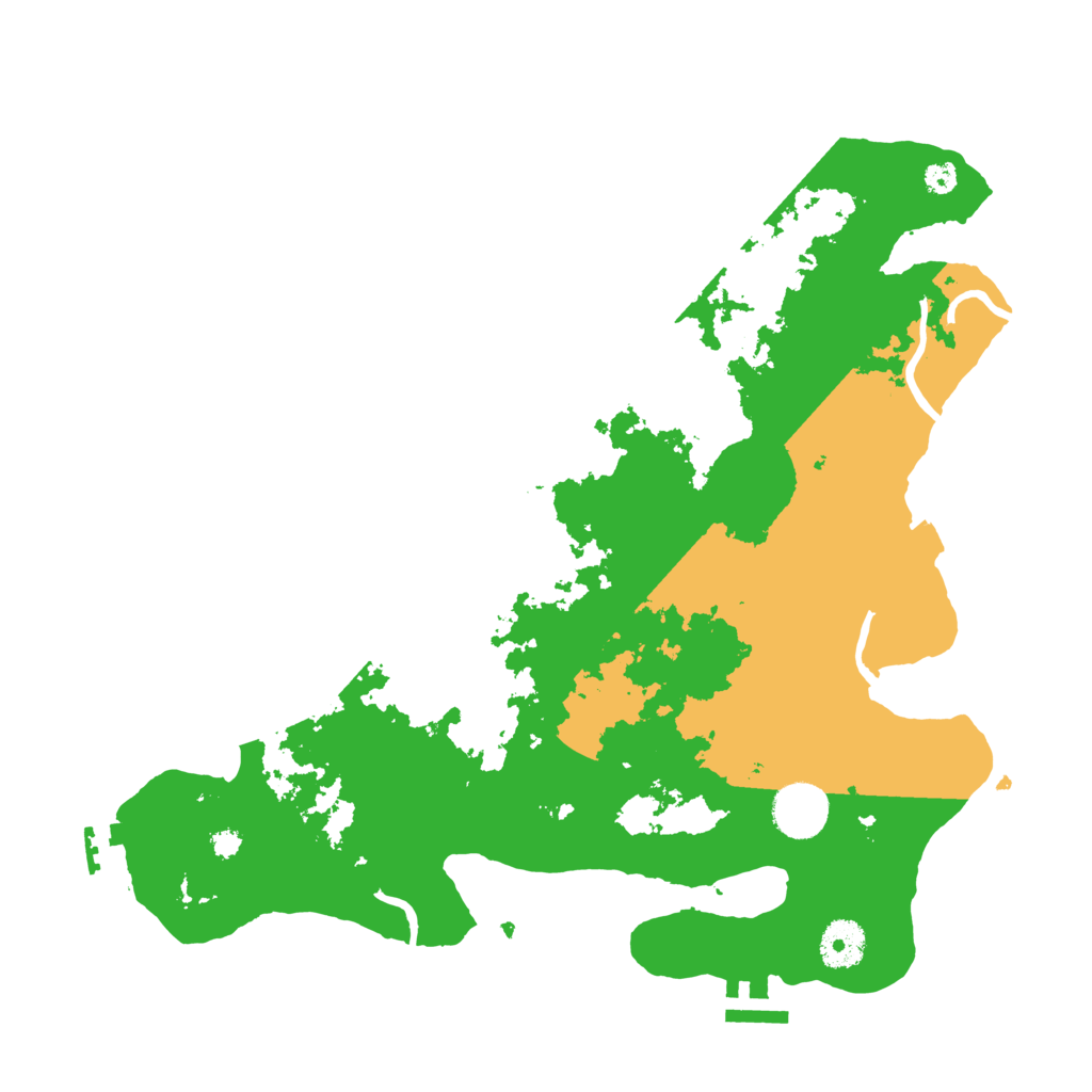 Biome Rust Map: Procedural Map, Size: 3500, Seed: 1861549314
