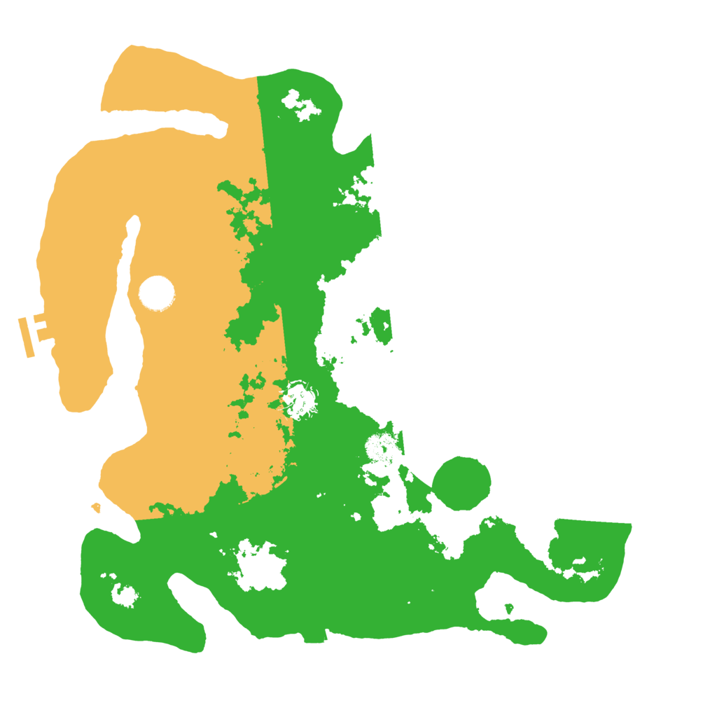 Biome Rust Map: Procedural Map, Size: 3600, Seed: 424273531