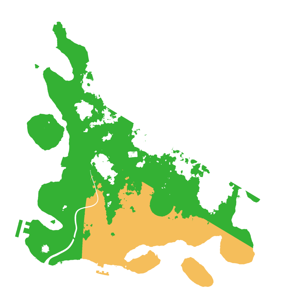 Biome Rust Map: Procedural Map, Size: 3500, Seed: 735368873