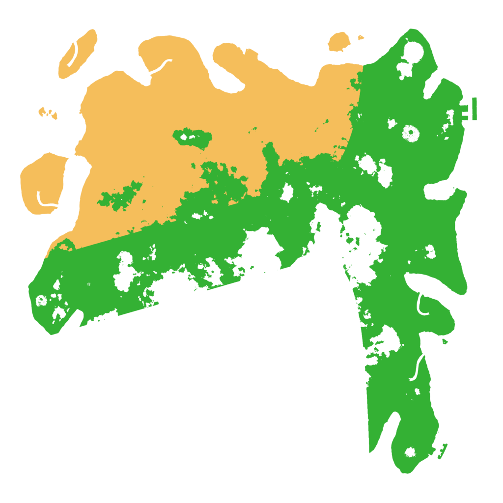 Biome Rust Map: Procedural Map, Size: 4500, Seed: 85080800