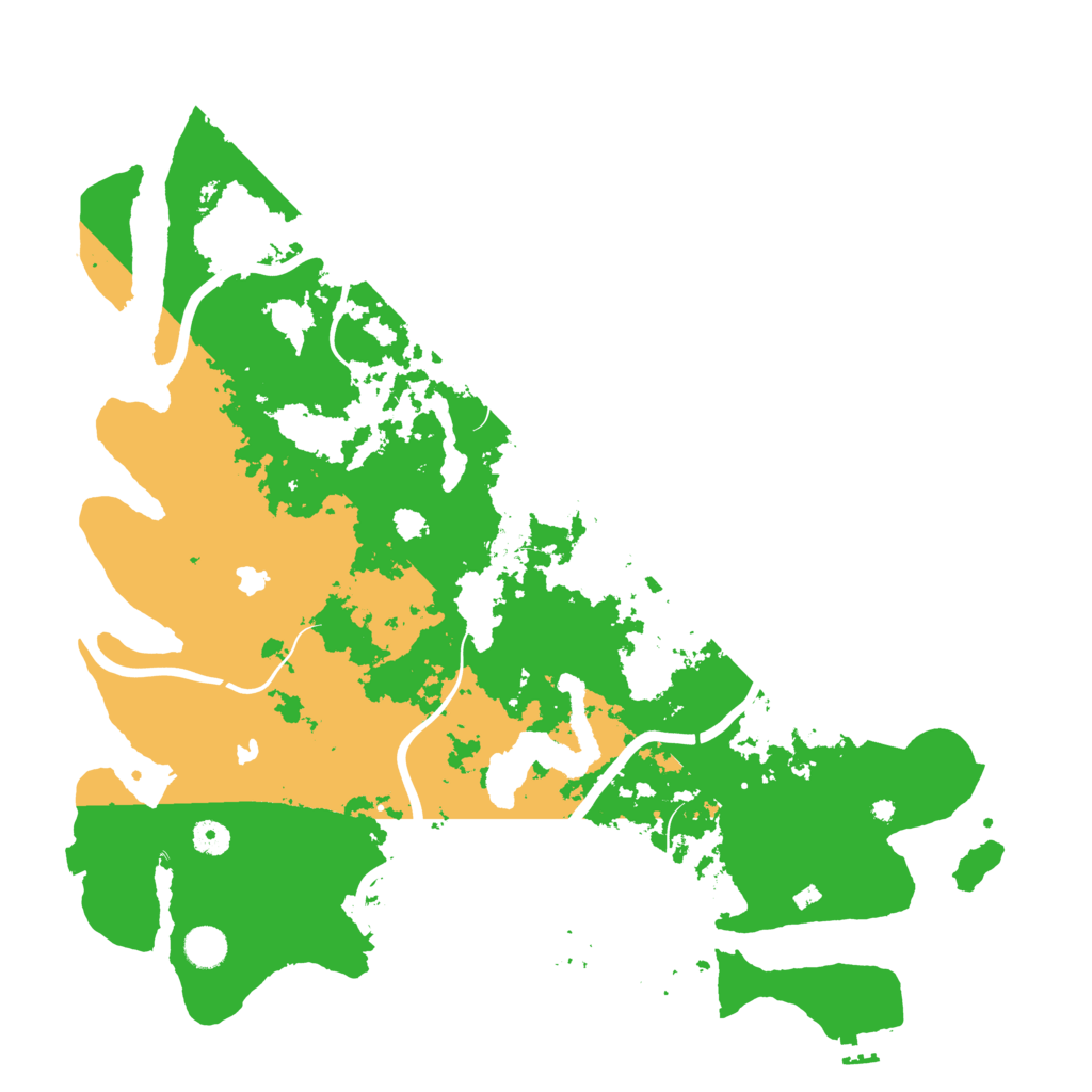 Biome Rust Map: Procedural Map, Size: 4500, Seed: 1842561620