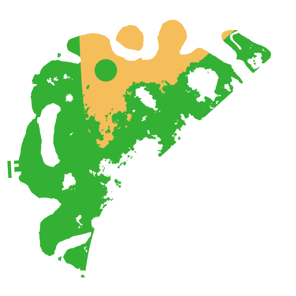 Biome Rust Map: Procedural Map, Size: 3500, Seed: 1332249470