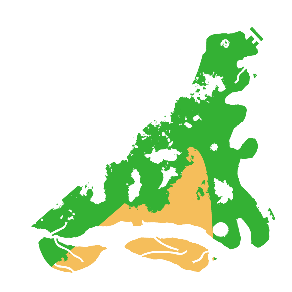Biome Rust Map: Procedural Map, Size: 3500, Seed: 465783