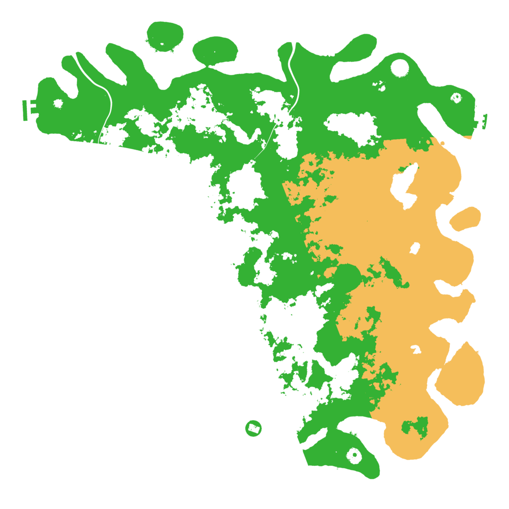 Biome Rust Map: Procedural Map, Size: 5000, Seed: 1697944494