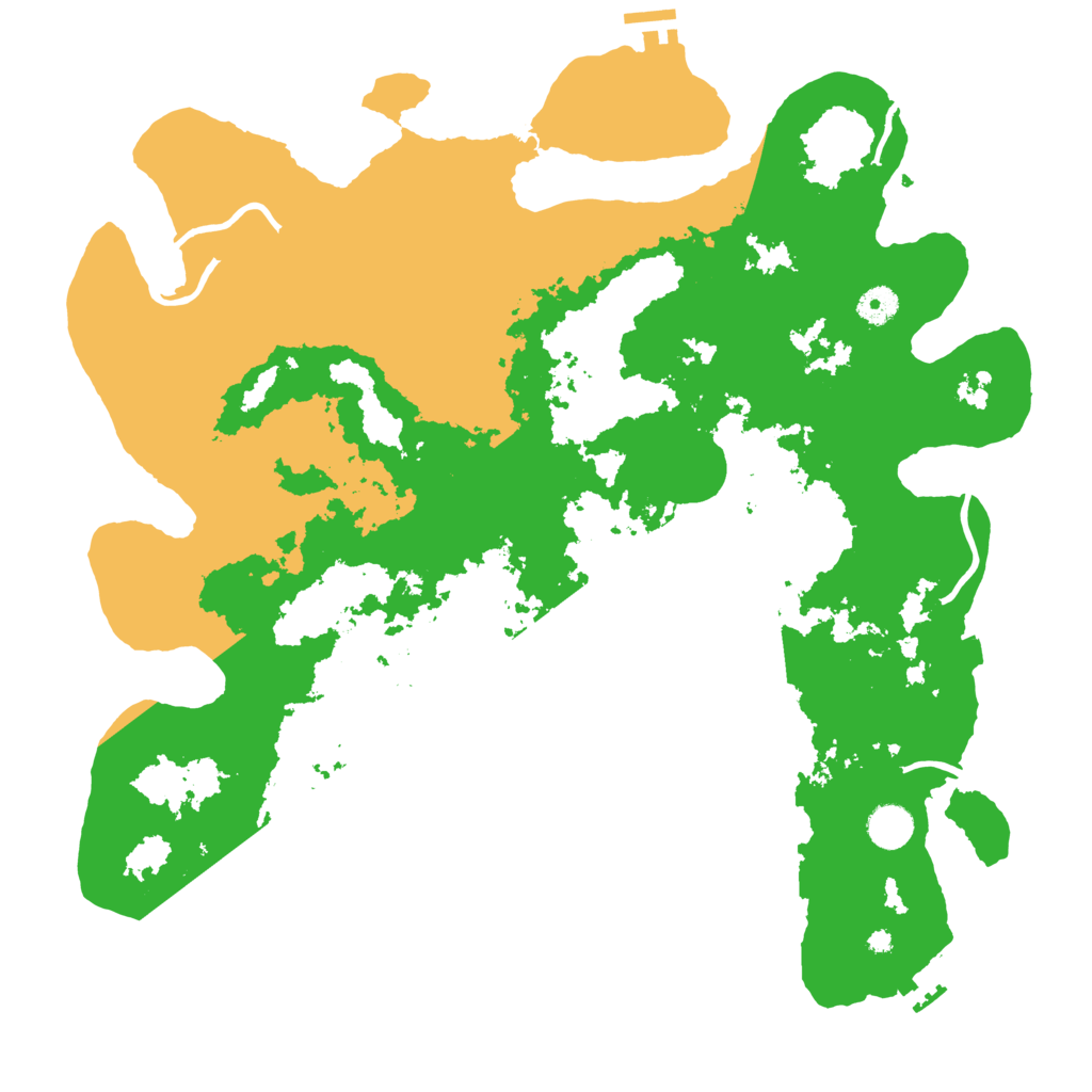 Biome Rust Map: Procedural Map, Size: 4250, Seed: 27376