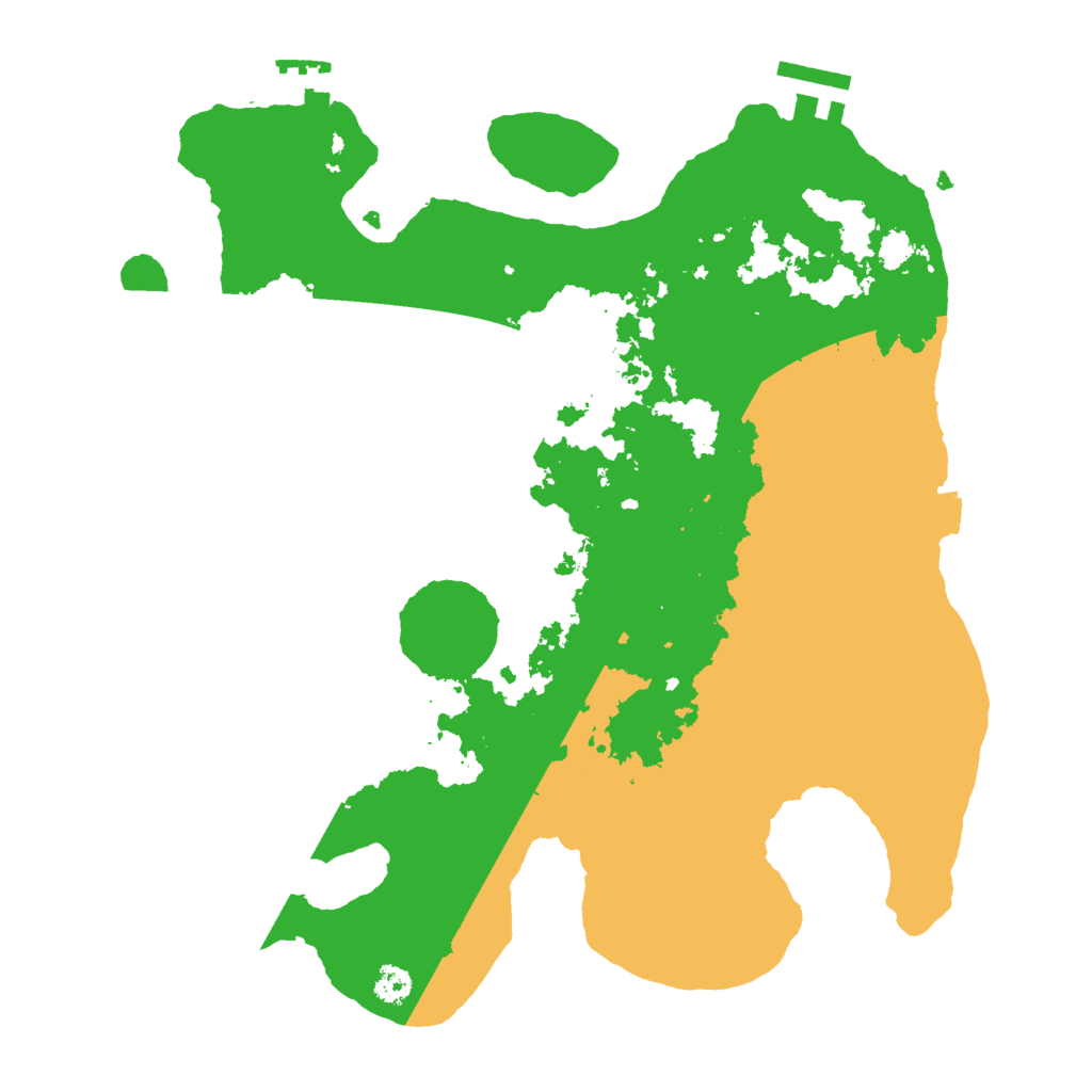 Biome Rust Map: Procedural Map, Size: 3000, Seed: 78564