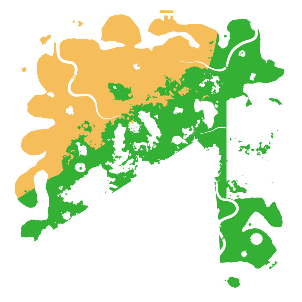 Biome Rust Map: Procedural Map, Size: 4500, Seed: 1515903234