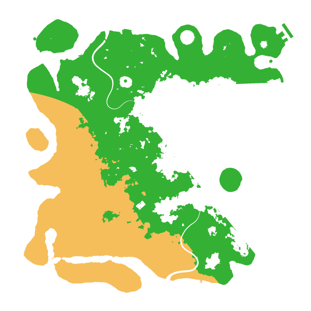 Biome Rust Map: Procedural Map, Size: 3850, Seed: 648252984