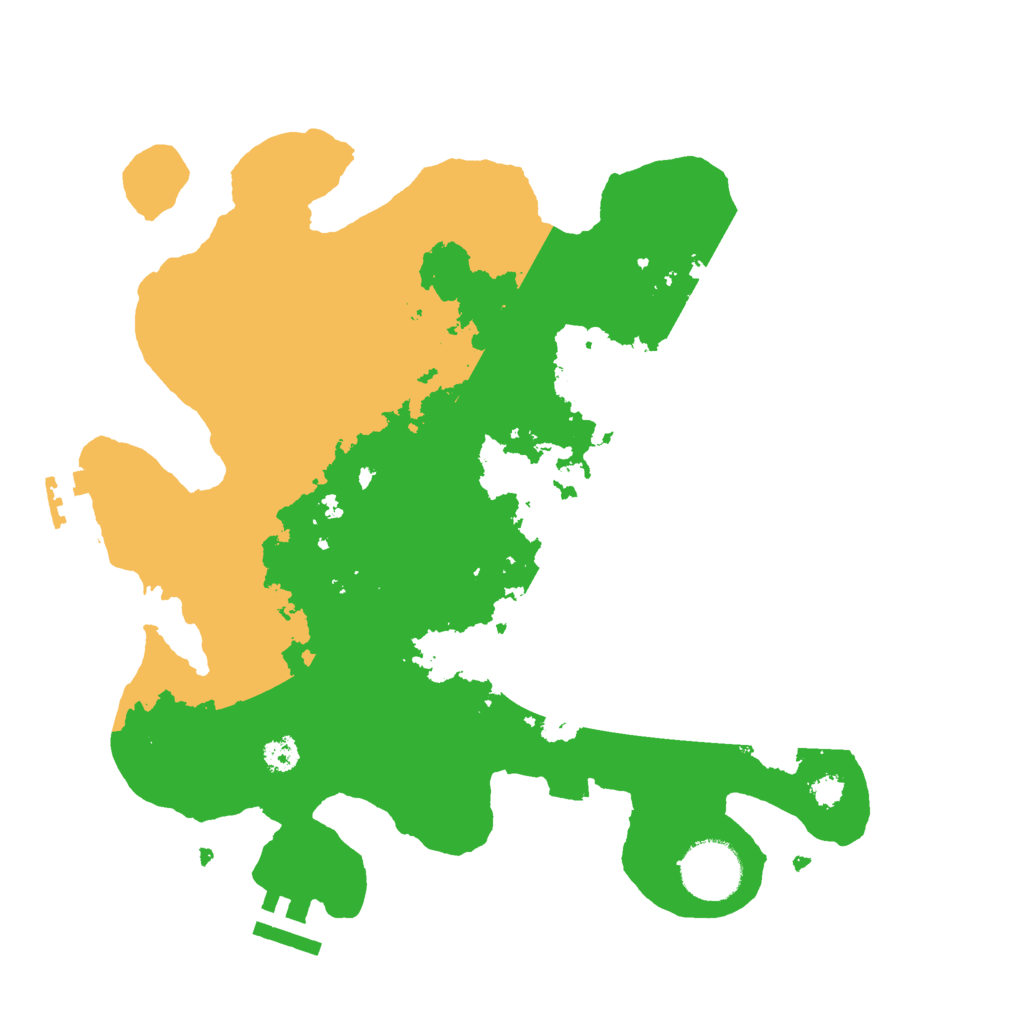 Biome Rust Map: Procedural Map, Size: 3000, Seed: 23452345