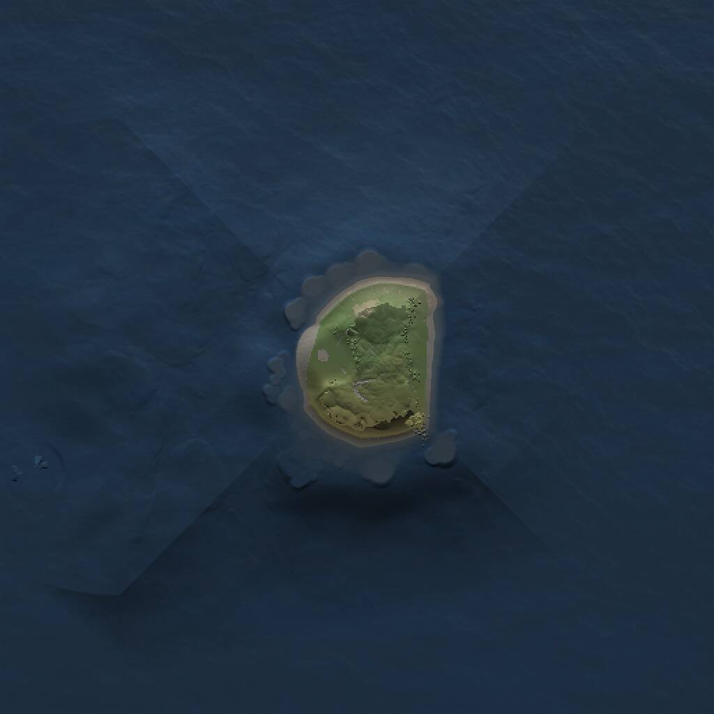 Rust Map: Procedural Map, Size: 1000, Seed: 15269, 1 Monuments