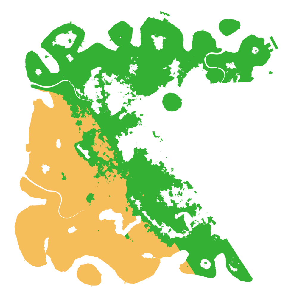 Biome Rust Map: Procedural Map, Size: 4500, Seed: 611061