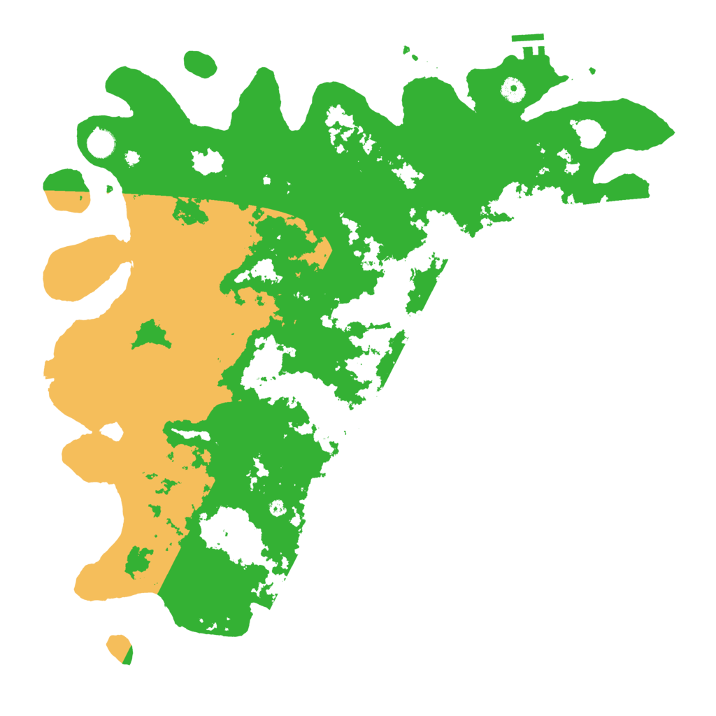 Biome Rust Map: Procedural Map, Size: 4500, Seed: 23452637