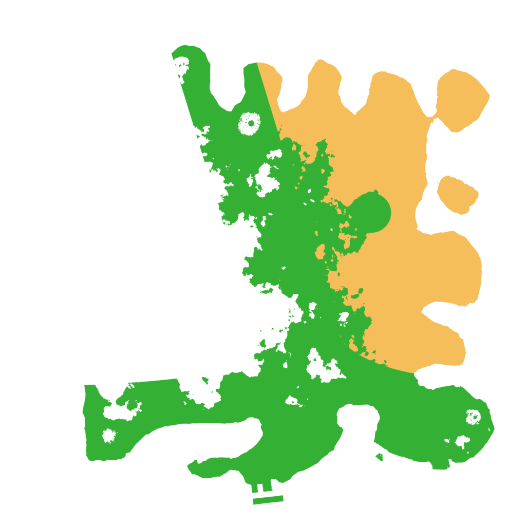 Biome Rust Map: Procedural Map, Size: 3500, Seed: 2131371058