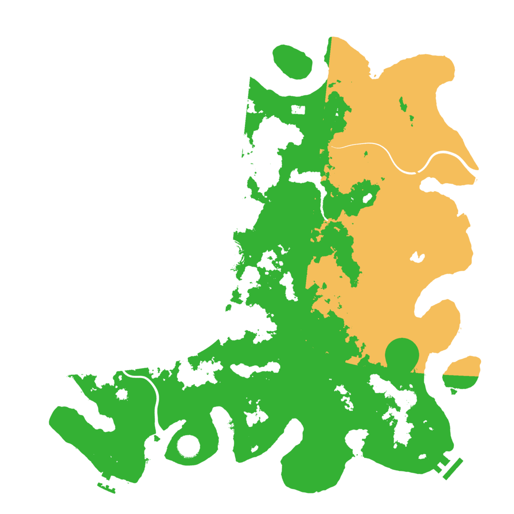 Biome Rust Map: Procedural Map, Size: 4000, Seed: 1507429486