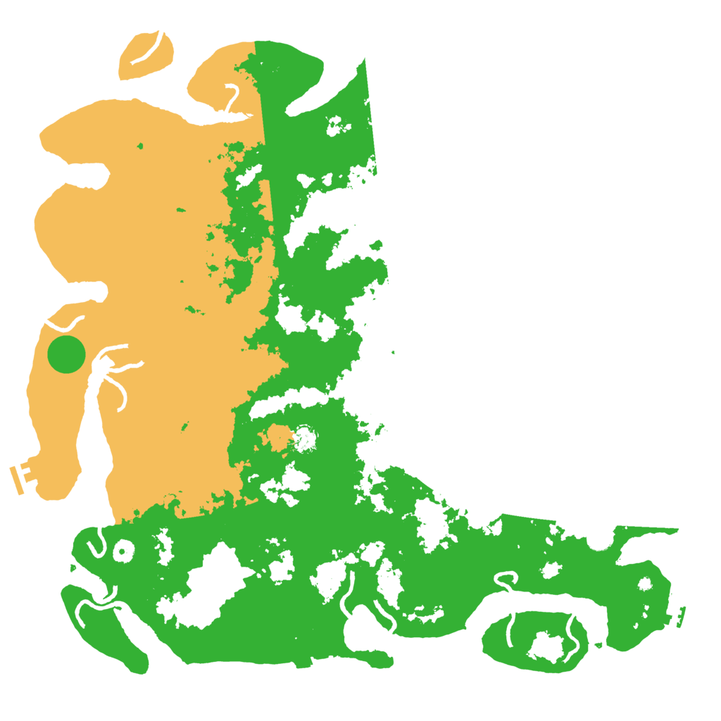 Biome Rust Map: Procedural Map, Size: 5000, Seed: 424273531