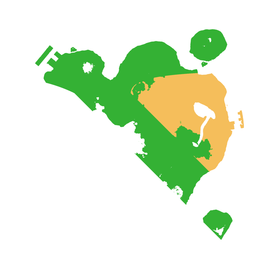 Biome Rust Map: Procedural Map, Size: 2300, Seed: 808166738