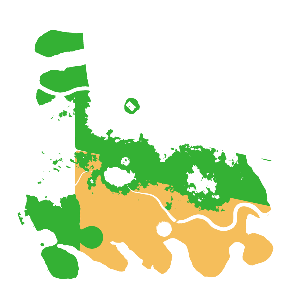 Biome Rust Map: Procedural Map, Size: 3500, Seed: 322144678