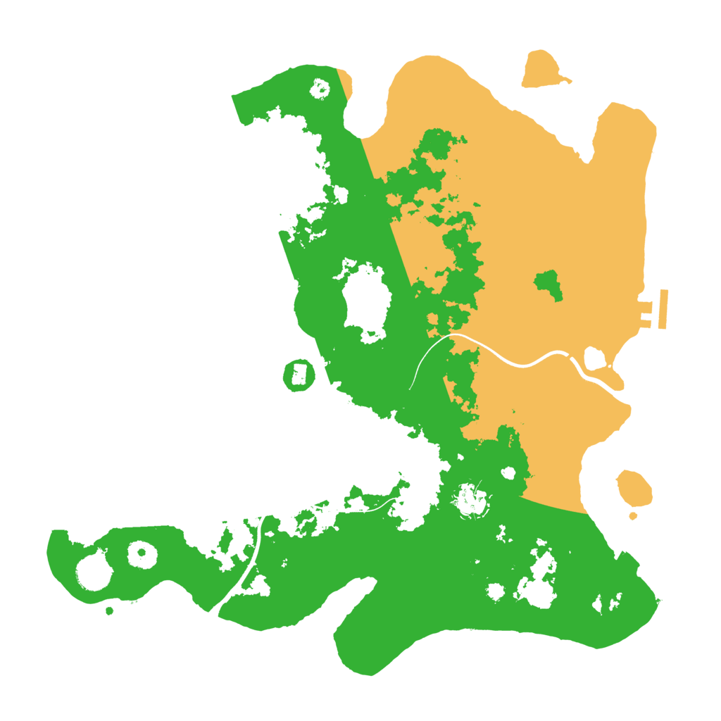 Biome Rust Map: Procedural Map, Size: 3700, Seed: 1188871520