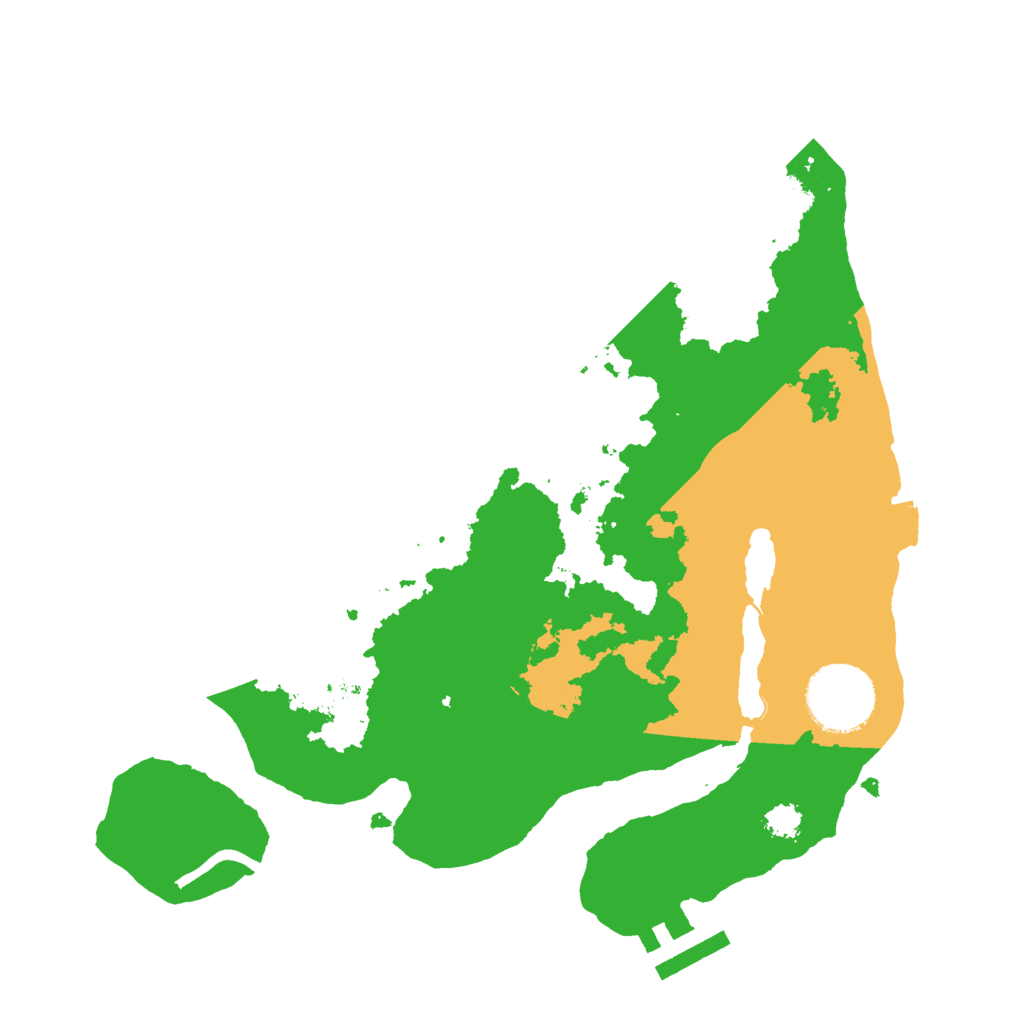 Biome Rust Map: Procedural Map, Size: 2650, Seed: 1814888198