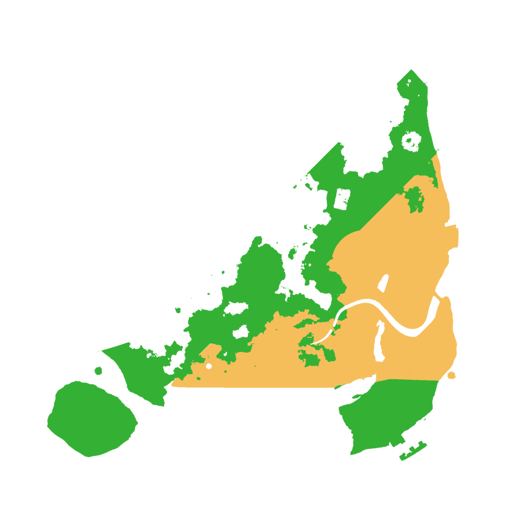 Biome Rust Map: Procedural Map, Size: 2650, Seed: 1814888198