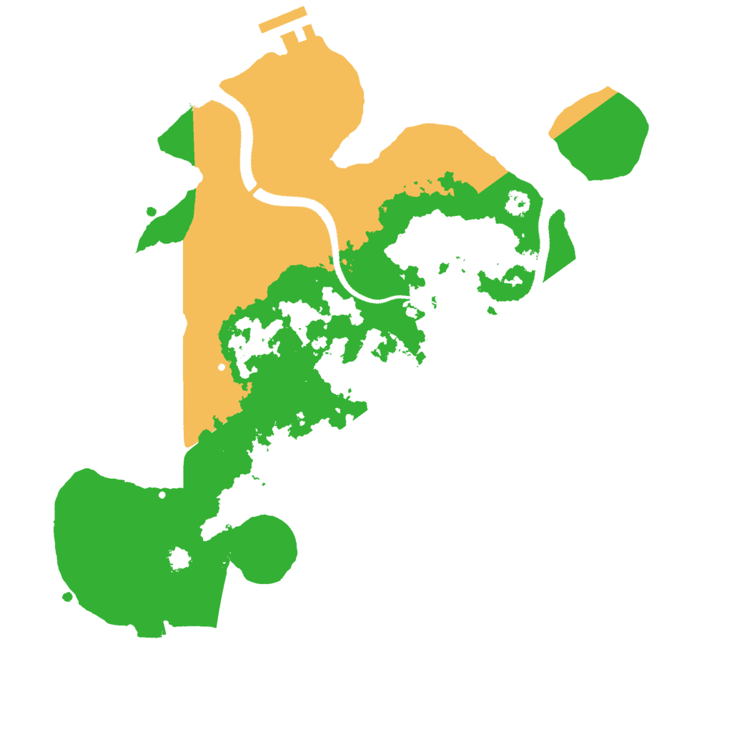 Biome Rust Map: Procedural Map, Size: 3000, Seed: 29638972