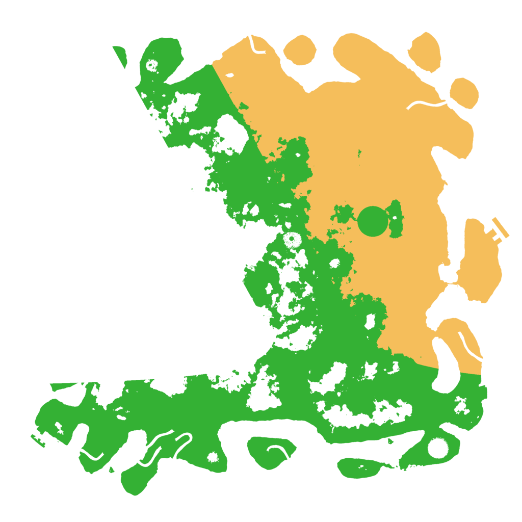 Biome Rust Map: Procedural Map, Size: 4500, Seed: 1868121344