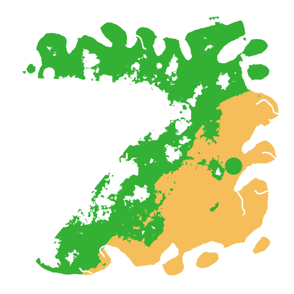 Biome Rust Map: Procedural Map, Size: 4500, Seed: 488530863