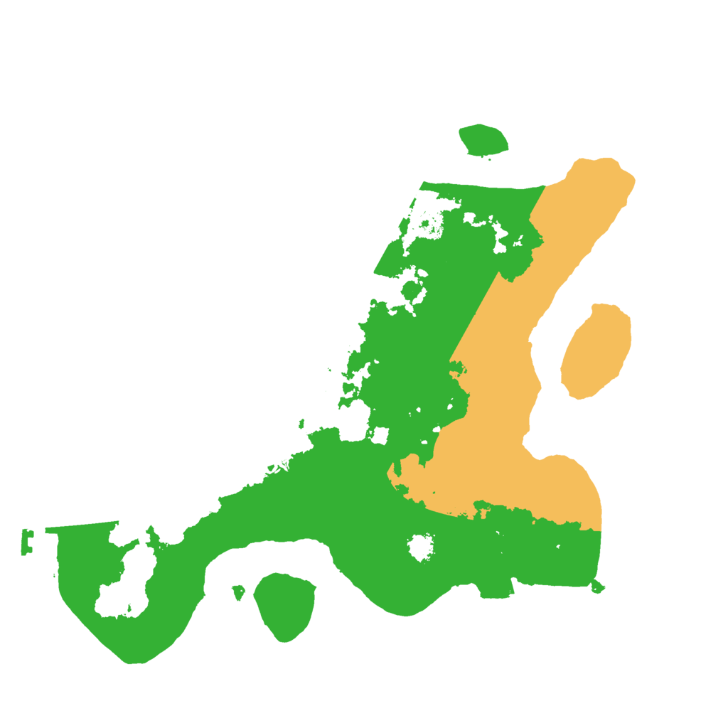 Biome Rust Map: Procedural Map, Size: 2500, Seed: 1847584948