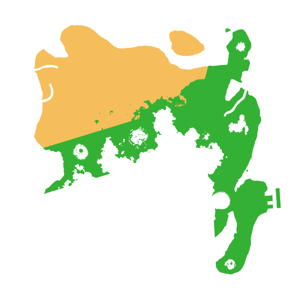 Biome Rust Map: Procedural Map, Size: 3000, Seed: 214849642