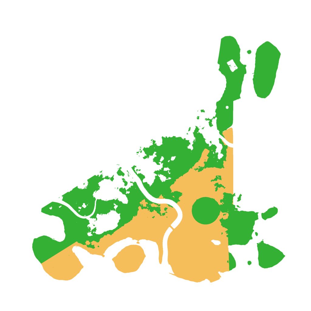 Biome Rust Map: Procedural Map, Size: 3000, Seed: 1673991871