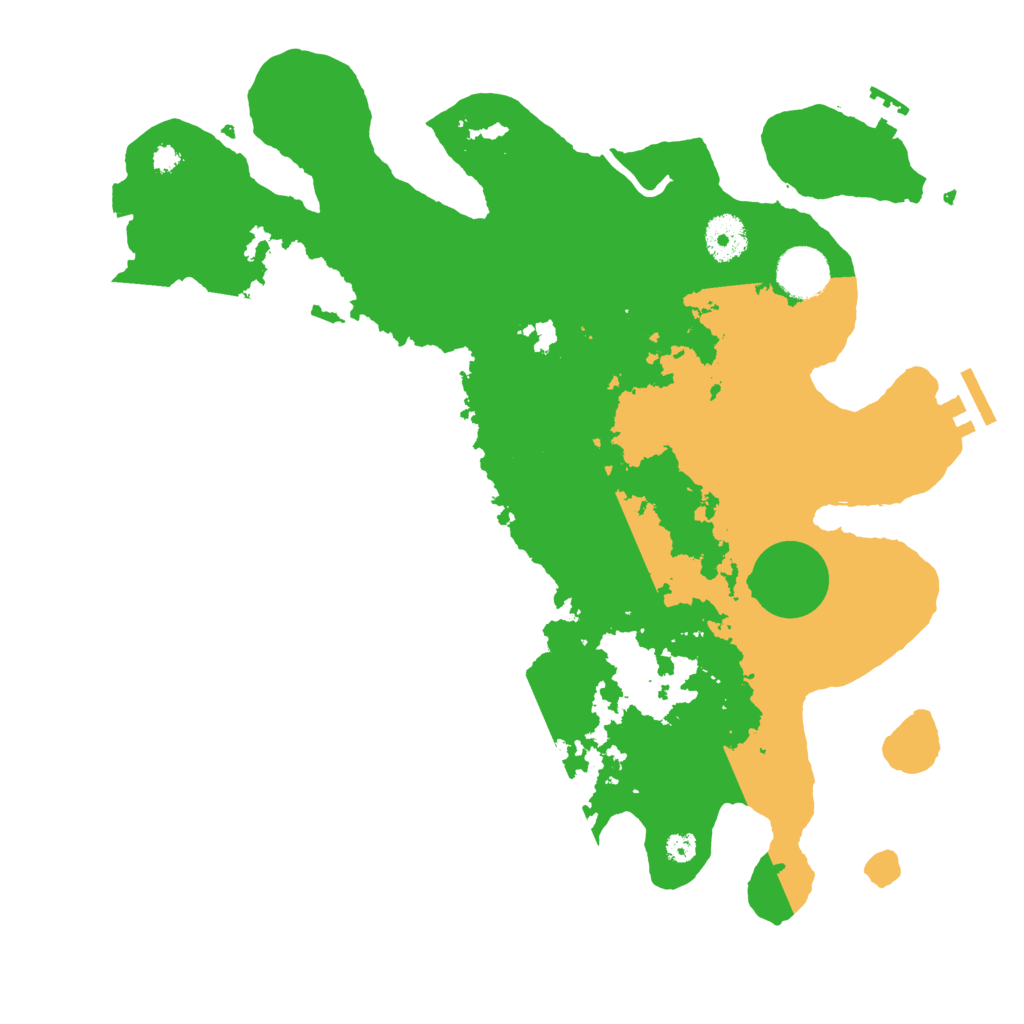 Biome Rust Map: Procedural Map, Size: 3500, Seed: 24466722