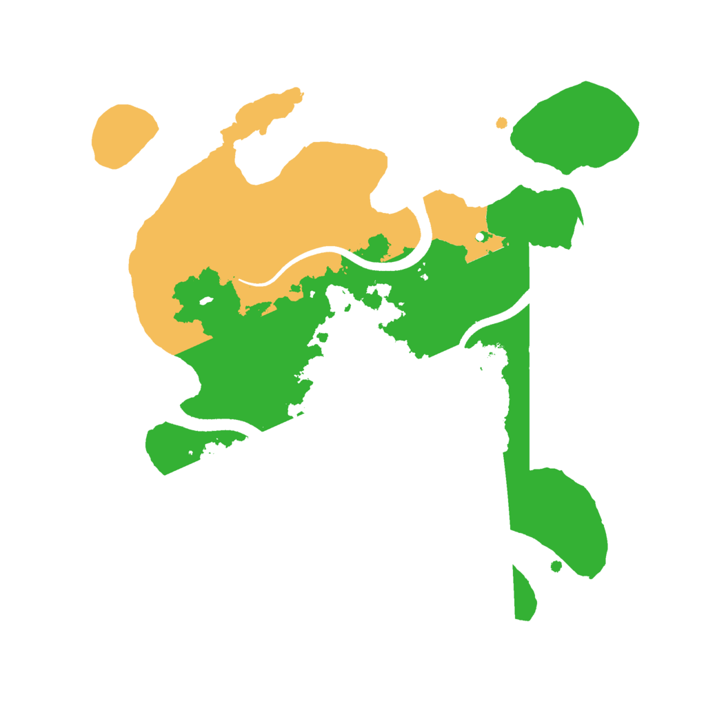 Biome Rust Map: Procedural Map, Size: 2500, Seed: 1165700123