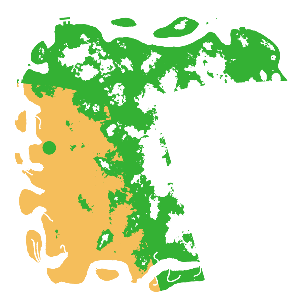 Biome Rust Map: Procedural Map, Size: 6000, Seed: 3743
