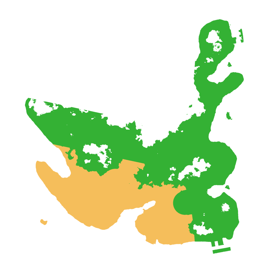 Biome Rust Map: Procedural Map, Size: 3000, Seed: 191959122