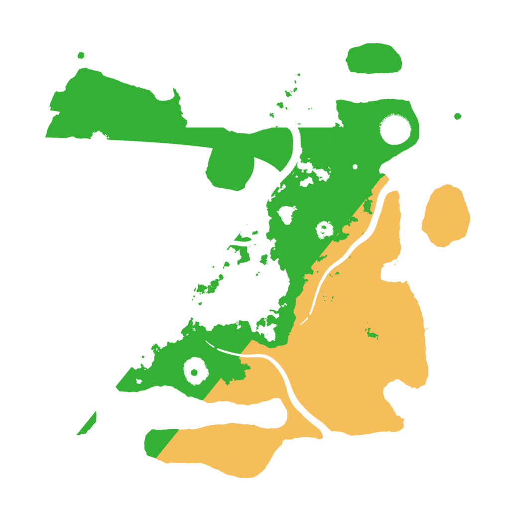 Biome Rust Map: Procedural Map, Size: 3000, Seed: 1023127235