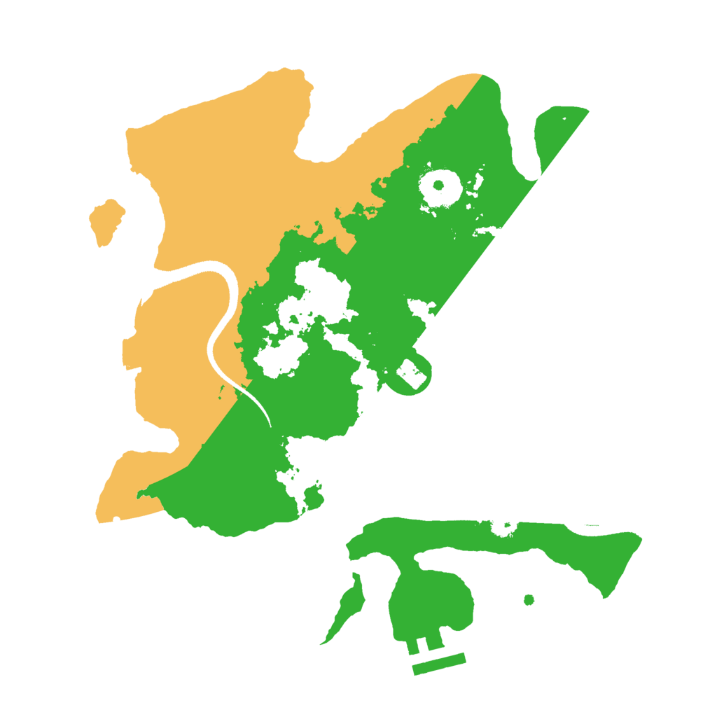 Biome Rust Map: Procedural Map, Size: 2700, Seed: 758436823