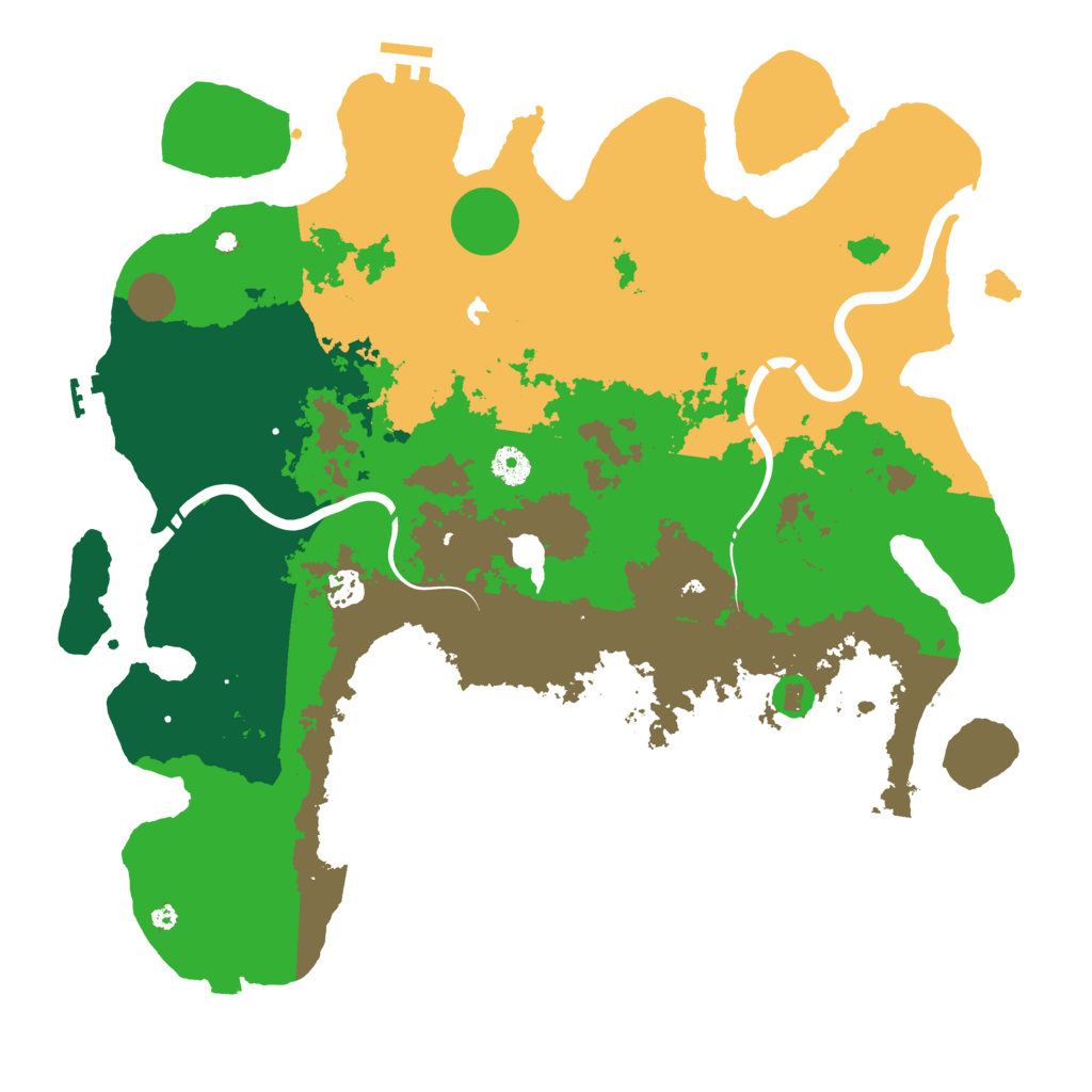 Biome Rust Map: Procedural Map, Size: 4250, Seed: 851515198