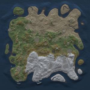 Thumbnail Rust Map: Procedural Map, Size: 4250, Seed: 851515198, 19 Monuments