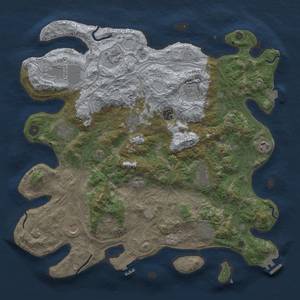 Thumbnail Rust Map: Procedural Map, Size: 4250, Seed: 110777789, 19 Monuments