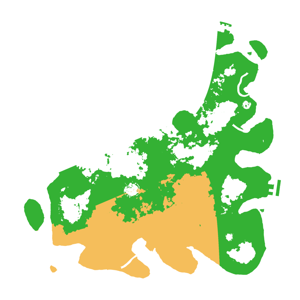 Biome Rust Map: Procedural Map, Size: 3750, Seed: 2066137877