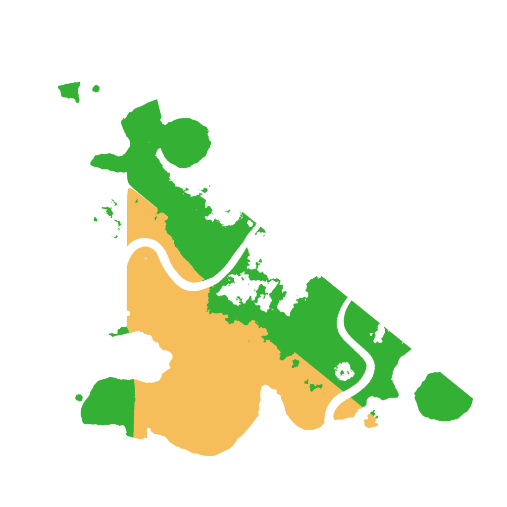 Biome Rust Map: Procedural Map, Size: 2800, Seed: 20240801