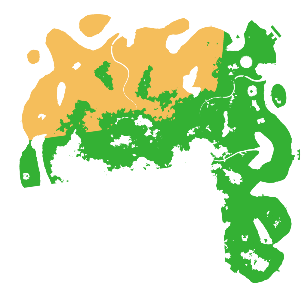 Biome Rust Map: Procedural Map, Size: 4500, Seed: 71280652