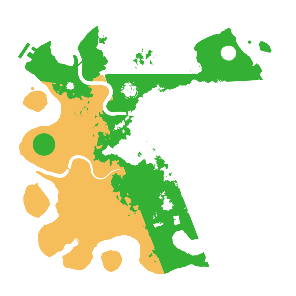 Biome Rust Map: Procedural Map, Size: 3500, Seed: 1094944527