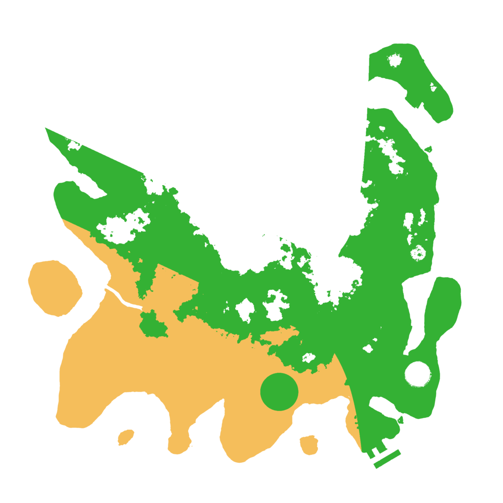 Biome Rust Map: Procedural Map, Size: 3500, Seed: 1748677843