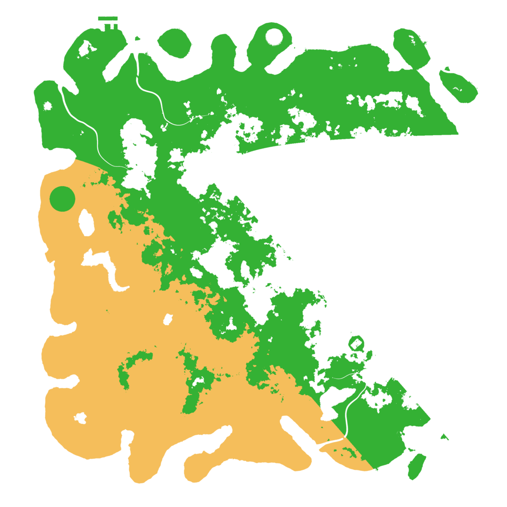 Biome Rust Map: Procedural Map, Size: 5250, Seed: 145875236