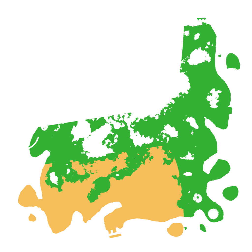 Biome Rust Map: Procedural Map, Size: 4250, Seed: 319796966